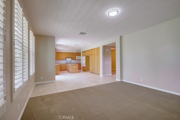 Empty room, Interior, Kitchen, Recessed Lighting