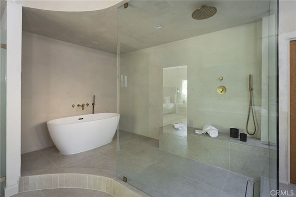 Bathroom, Free Standing Baths, Glass Shower, Interior