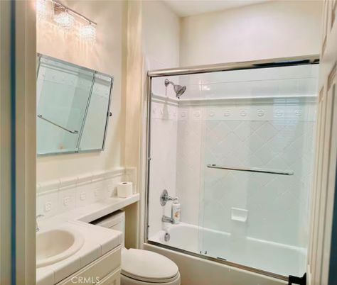 Bathroom, Glass Shower, Interior, Tile Countertops