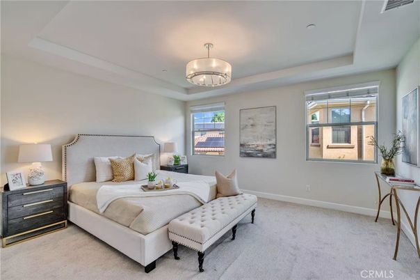 Bedroom, Chandelier, Interior