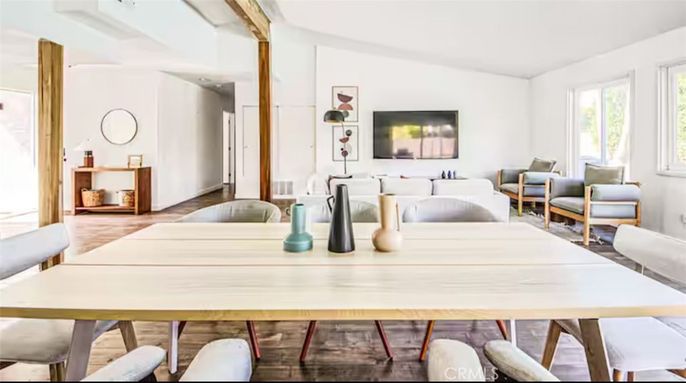 Dining room, Interior, Living room, Wood Texture Flooring