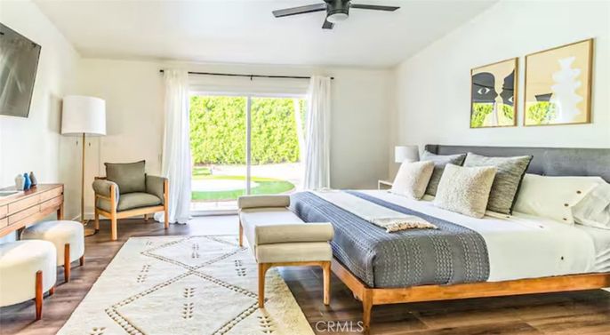 Bedroom, Interior, Wood Texture Flooring