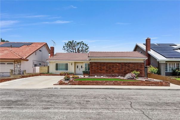 Attached, Exterior, Facade, Solar Panels, Ranch