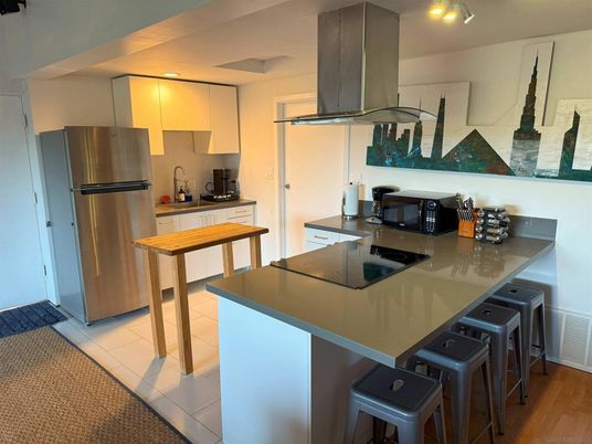 Interior, Kitchen, Wood Texture Flooring