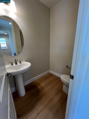 Bathroom, Interior, Recessed Lighting, Wood Texture Flooring