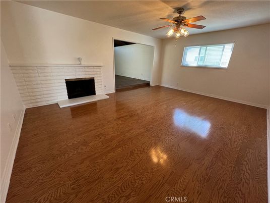 Empty room, Fireplace, Interior, Wood Texture Flooring