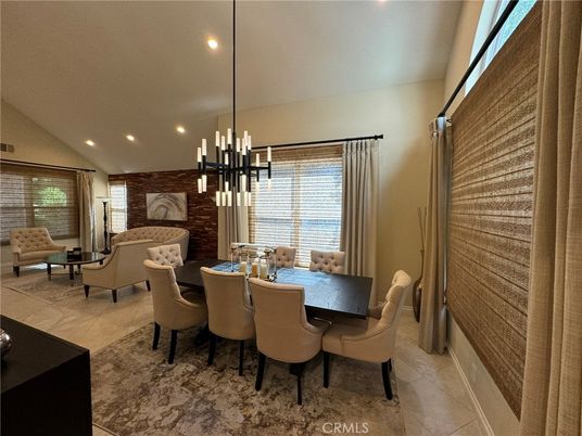 Dining room, Interior, Living room, Pendant Lights, Recessed Lighting
