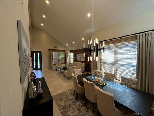 Dining room, Interior, Living room, Pendant Lights, Recessed Lighting, Water
