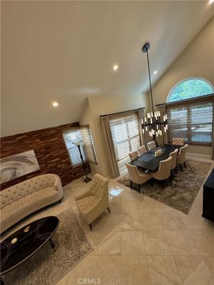 Dining room, Interior, Living room, Pendant Lights, Recessed Lighting