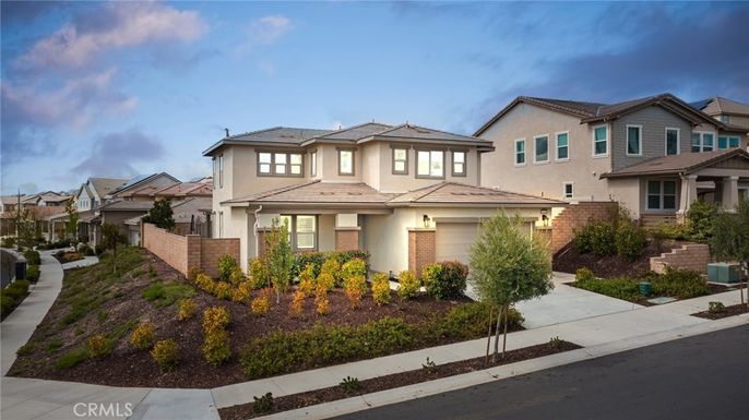 Attached, Exterior, Facade, Brick Facade, Mediterranean