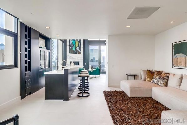 Interior, Living room, Recessed Lighting