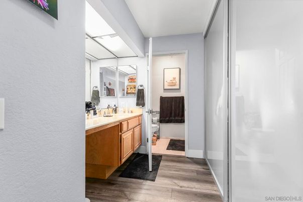 Bathroom, Interior, Wood Texture Flooring