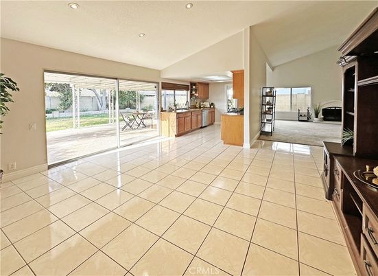 Empty room, Interior, Kitchen, Recessed Lighting