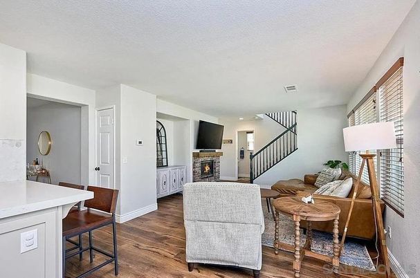 Fireplace, Interior, Living room, Wood Texture Flooring