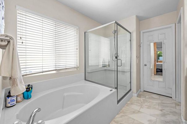 Bathroom, Glass Shower, Interior, Marble