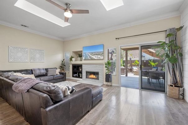 Fireplace, Interior, Living room, Wood Texture Flooring