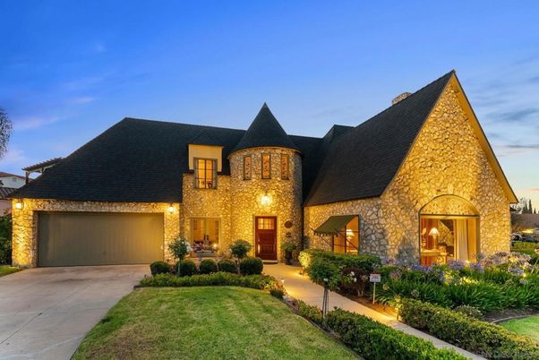 Attached, Exterior, Facade, Brick Facade, French Provincial