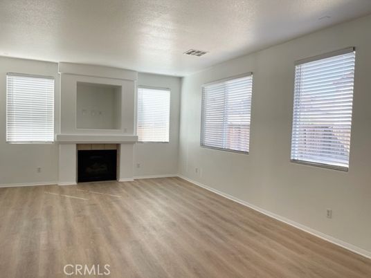 Empty room, Fireplace, Interior, Wood Texture Flooring