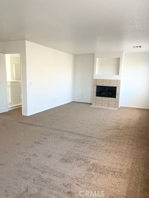 Empty room, Fireplace, Interior