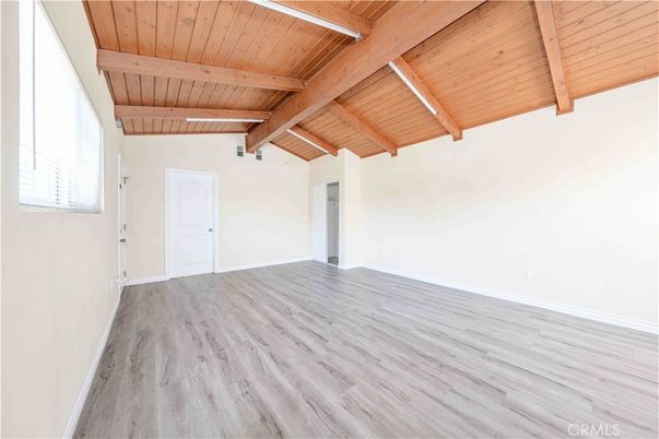 Empty room, Interior, Wooden Beams, Wooden Ceilings, Wood Texture Flooring