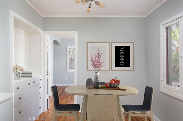 Dining room, Interior, Wood Texture Flooring