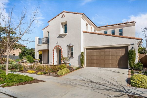 Attached, Exterior, Facade, Spanish Mediterranean