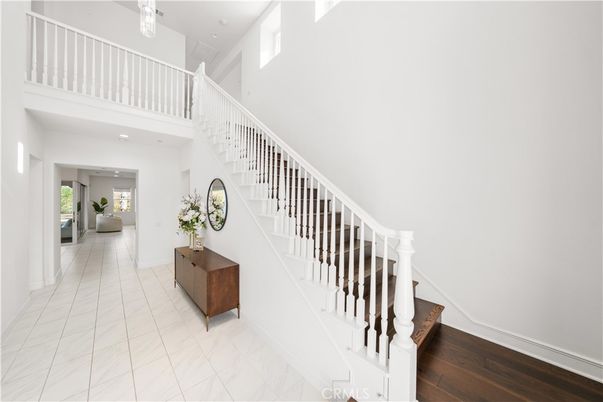Interior, Marble, Recessed Lighting, Wood Texture Flooring