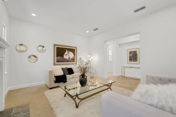 Interior, Living room, Recessed Lighting