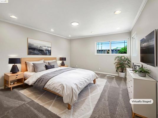 Bedroom, Interior, Recessed Lighting