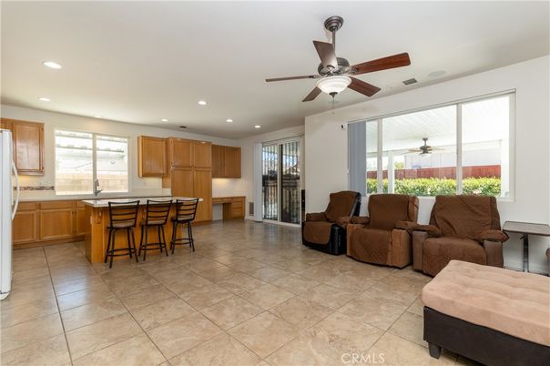 Interior, Kitchen, Living room, Recessed Lighting