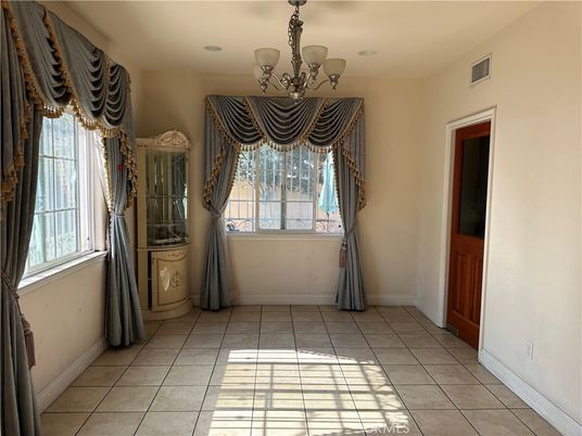 Chandelier, Empty room, Interior