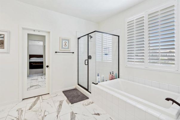 Bathroom, Glass Shower, Interior, Marble