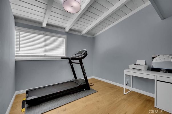 Fitness Equipment, Interior, Wood Texture Flooring