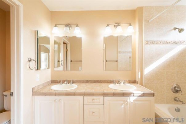 Bathroom, Dual Sink Vanities, Interior, Tile Countertops