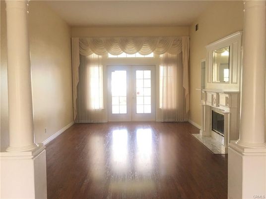 Empty room, Fireplace, Interior, Wood Texture Flooring