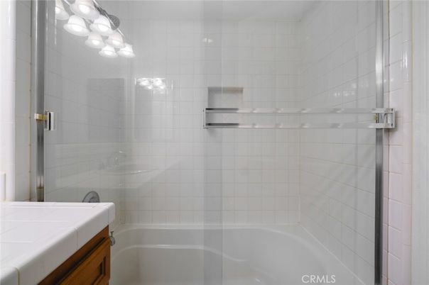 Bathroom, Glass Shower, Interior, Tile Countertops