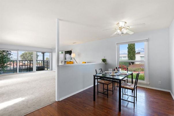 Dining room, Interior, Wood Texture Flooring