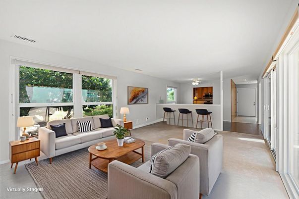 Interior, Living room, Recessed Lighting