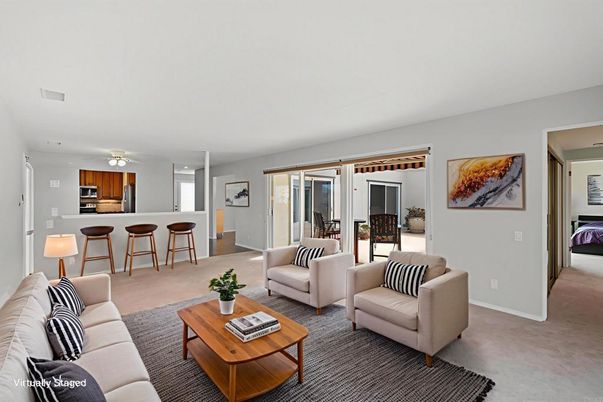 Interior, Kitchen, Living room, Recessed Lighting