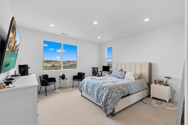 Bedroom, Home Office, Interior, Recessed Lighting