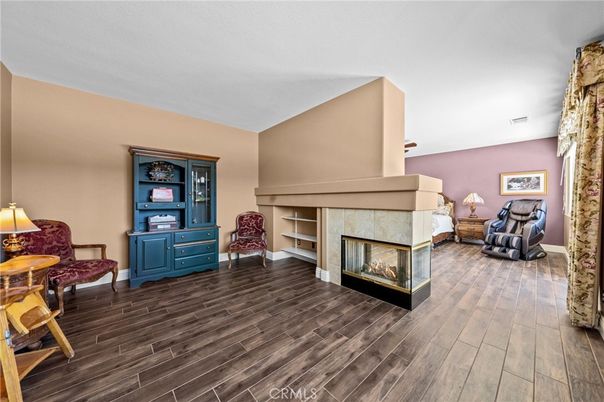 Fireplace, Interior, Wood Texture Flooring
