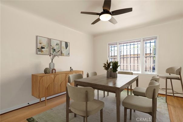 Dining room, Interior, Wood Texture Flooring