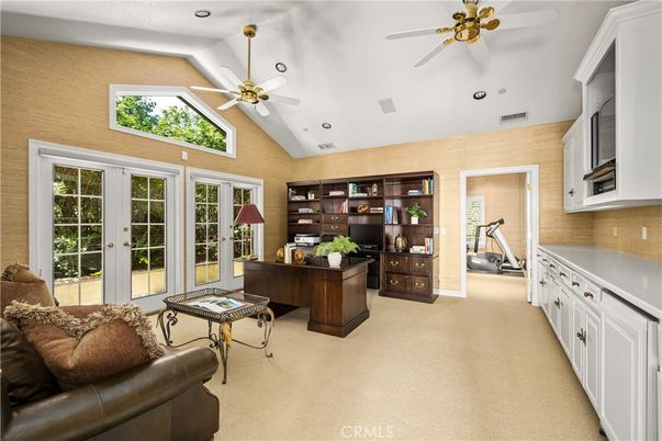 Home Office, Interior, Recessed Lighting