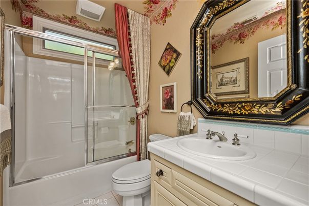 Bathroom, Glass Shower, Interior, Tile Countertops