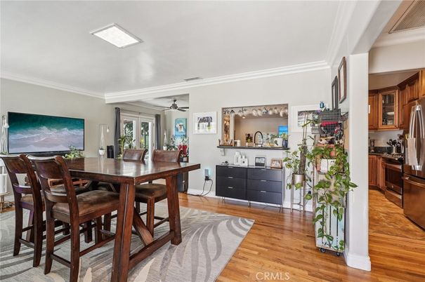 Dining room, Interior, Wood Texture Flooring