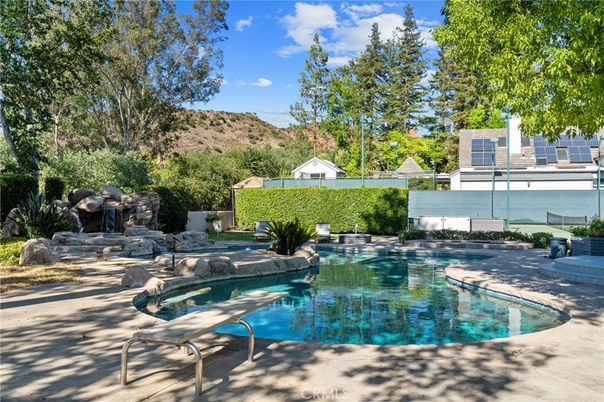 Exterior, Pool, Solar Panels