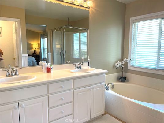 Bathroom, Dual Sink Vanities, Glass Shower, Interior