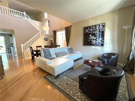 Dining room, Interior, Living room, Pendant Lights, Wood Texture Flooring