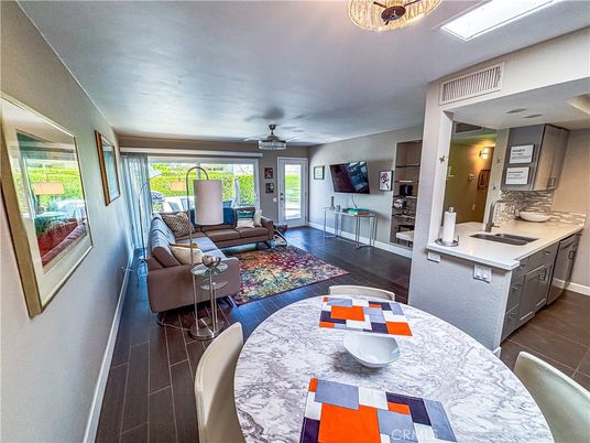 Dining room, Interior, Kitchen, Living room, Wood Texture Flooring