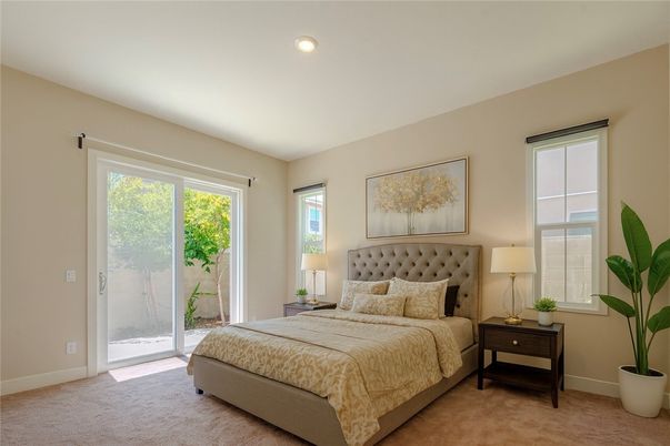 Bedroom, Interior, Recessed Lighting